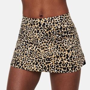ISO OUTDOOR VOICES CHEETAH EXERCISE SKORT Size S